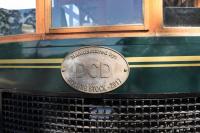 Builders plate on a Franschhoek (Diesel) Wine Tram, locally constructed in South Africa during 2017. <br>
<br><br>[Peter Todd 23/02/2018]