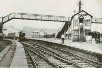 If you open this picture on your screen, to the right of image 60690, you will have your very own time slip, as a Heads of Valleys train circa 1910 approaches the modern scene of 2017. Picture postcard from my collection.<br><br>[Ken Strachan //1910]