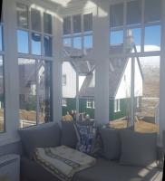 A view of Station Lodge at Corrour from the former signal box, now in use as holiday accommodation.<br><br>[John Yellowlees 19/03/2018]