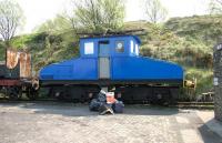 Electric locomotive No 3 [RSH 7078 of 1944] in the sidings alongside Marley Hill shed on the Tanfield Railway in May 2006. The locomotive was previously employed at the former Kearsley power station in Lancashire. <br><br>[John Furnevel 09/05/2006]