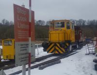 Brake-van ride on Shed 47 standard-gauge line at the M90 Retail Park, to give Lathalmond its modern name.<br><br>[John Yellowlees 11/03/2018]