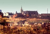 Looking back towards the terminus over the turntable well. The is to the north west from what is now Leith Academy.<br><br>[Bill Roberton //1971]