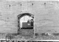 <I>Spotters nightmare</I>. This Class 40 is at Perth -behind the wall - and there wasn't time to get round the other side to see what it was. This may well have been taken during the 'Douglas Blades Grice of Fife' tour in May 1984.<br>
<br>
<br><br>[Crinan Dunbar /05/1984]