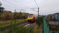 A Virgin Voyager, on 9M53 the 1000hrs Glasgow Central - Birmingham, passing Beattock on 6th November 2017. <br>
<br><br>[David Prescott 06/11/2017]