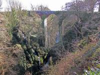 Denfinella Viaduct showing the great height of the viaduct compared with its length.<br><br>[Grant McGill //]