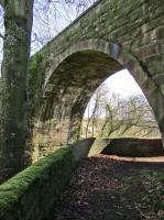 Denfinella Viaduct viewed from below, north end.<br><br>[Grant McGill //]