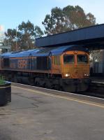 GBRF service from Mountfield in Kent to Southampton Western Docks pictured at Southampton Central in the hands of 66769 on 16th March 2018. <br><br>[Caleb Abbott 16/03/2018]