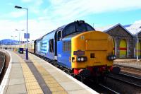 37259 departs Inverness for Inverurie with the Pathfinder <I>Easter Chieftain</I> four day railtour on 1st April 2018. 37605 was on the rear.<br>
<br>
<br><br>[John Gray 01/04/2018]