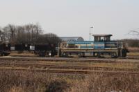 Tata Steels internally built loco No 921 returns to Port Talbot Works with empty coil wagons  on 21st March 2018.<br>
<br>
<br><br>[Alastair McLellan 21/03/2018]