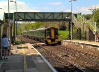 <h4><a href='/locations/F/Freshford'>Freshford</a></h4><p><small><a href='/companies/B/Bradford_Line_Frome,_Yeovil_and_Weymouth_Railway'>Bradford Line (Frome, Yeovil and Weymouth Railway)</a></small></p><p>It's easy to get 'picture postcard' views at this delightful station. The train is the 14.44 to Portsmouth Harbour, originating at Cardiff Central, and comprising 158798 in immaculate Great Western green. 89/122</p><p>05/05/2018<br><small><a href='/contributors/Ken_Strachan'>Ken Strachan</a></small></p>