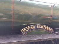 <h4><a href='/locations/E/Edinburgh_Waverley'>Edinburgh Waverley</a></h4><p><small><a href='/companies/N/North_British_Railway'>North British Railway</a></small></p><p>A grab shot of the splasher nameplate of the 'Flying Scotsman' from Waverley'splatform 20 as the train arrived. 106/132</p><p>20/05/2018<br><small><a href='/contributors/Martin_MacGuire'>Martin MacGuire</a></small></p>