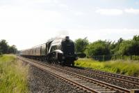 <h4><a href='/locations/P/Purton'>Purton</a></h4><p><small><a href='/companies/C/Cheltenham_and_Great_Western_Union_Railway_Great_Western_Railway'>Cheltenham and Great Western Union Railway (Great Western Railway)</a></small></p><p>LNER A4 60009 Union of South Africa southbound, final destination London Paddington.</p><p>16/06/2018<br><small><a href='/contributors/Peter_Todd'>Peter Todd</a></small></p>