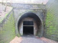 <h4><a href='/locations/N/Neidpath_Tunnel'>Neidpath Tunnel</a></h4><p><small><a href='/companies/S/Symington,_Biggar_and_Broughton_Railway'>Symington, Biggar and Broughton Railway</a></small></p><p>West portal of Neidpath Tunnel, now an unofficial footpath, on 23rd February 2018. 19/44</p><p>23/02/2018<br><small><a href='/contributors/David_Bosher'>David Bosher</a></small></p>