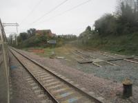 <h4><a href='/locations/P/Poulton-le-Fylde'>Poulton-le-Fylde</a></h4><p><small><a href='/companies/P/Preston_and_Wyre_Railway,_Dock_and_Harbour'>Preston and Wyre Railway, Dock and Harbour</a></small></p><p>UK Railtours excursion from London Euston to Blackpool North passing the junction just west of Poulton-le-Fylde station on 3rd November 2018 with the former line to Fleetwood. The rails going off to the right are now disconnected and the site of the demolished signal box still visible. See image <a href='/img/19/29/index.html'>19029</a> for this location ten years earlier. 30/44</p><p>03/11/2018<br><small><a href='/contributors/David_Bosher'>David Bosher</a></small></p>