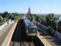<h4><a href='/locations/N/North_Queensferry'>North Queensferry</a></h4><p><small><a href='/companies/F/Forth_Bridge_Railway'>Forth Bridge Railway</a></small></p><p>170460 arriving at North Queensferry station on 24th July 2017. 7/20</p><p>24/07/2017<br><small><a href='/contributors/David_Bosher'>David Bosher</a></small></p>