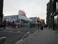 <h4><a href='/locations/G/Glasgow_Queen_Street_High_Level'>Glasgow Queen Street High Level</a></h4><p><small><a href='/companies/E/Edinburgh_and_Glasgow_Railway'>Edinburgh and Glasgow Railway</a></small></p><p>The huge girder at Queen Street is now in place and so the brief view of the curved glass roof is now lost again. 28th January 2019.<br><br></p><p>28/01/2019<br><small><a href='/contributors/John_Yellowlees'>John Yellowlees</a></small></p>