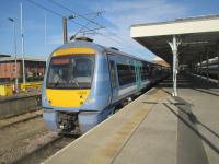 <h4><a href='/locations/N/Norwich'>Norwich</a></h4><p><small><a href='/companies/G/Great_Eastern_Railway'>Great Eastern Railway</a></small></p><p>170201, on a service to Cambridge, at Norwich station on 30th August 2016 3/20</p><p>30/08/2016<br><small><a href='/contributors/David_Bosher'>David Bosher</a></small></p>