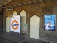 <h4><a href='/locations/W/White_Hart_Lane'>White Hart Lane</a></h4><p><small><a href='/companies/B/Bethnal_Green_to_Edmonton_and_Lea_Valley_Line_Great_Eastern_Railway'>Bethnal Green to Edmonton and Lea Valley Line (Great Eastern Railway)</a></small></p><p>Obsolete boarded-up waiting rooms on the Liverpool Street-bound platform at White Hart Lane station, north London, on 4th May 2018.   This station opened in 1872 and became part of London Overground in 2015. 35/189</p><p>04/05/2018<br><small><a href='/contributors/David_Bosher'>David Bosher</a></small></p>