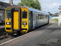 <h4><a href='/locations/L/Llandrindod_Wells'>Llandrindod Wells</a></h4><p><small><a href='/companies/C/Central_Wales_Railway'>Central Wales Railway</a></small></p><p>153 353 with a Heart of Wales Line service from Shrewsbury to Swansea (reversing at Llanelli) about to depart from Llandrindod Wells station, on 2nd September 2017. 15/22</p><p>02/09/2017<br><small><a href='/contributors/David_Bosher'>David Bosher</a></small></p>