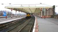 North facing bay platforms 1 and 2 at Kilmarnock. March 2006.<br><br>[John Furnevel 27/03/2006]