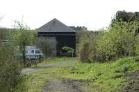 Old goods shed at Canonbie looking south.<br><br>[Ewan Crawford //]