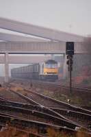Eastbound coal passing the loading point for the Selby Complex at Gascoigne Wood.<br><br>[Ewan Crawford //]