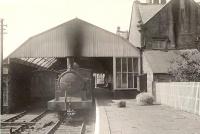 Branch train from Hatwhistle at Alston station in June 1952.<br><br>[G H Robin collection by courtesy of the Mitchell Library, Glasgow 25/06/1952]