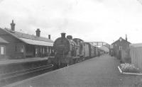 Darvel. Class 2 4.4.0 40571 on Darvel Branch.<br><br>[G H Robin collection by courtesy of the Mitchell Library, Glasgow 29/07/1953]