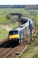 Approaching Craigenhill Summit from the junction for Lanark.<br><br>[Ewan Crawford //]