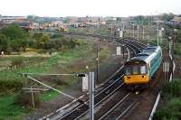Skelton Junction York, Leeds service passing.<br><br>[Ewan Crawford //]