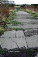 Three tracks entering the former engine shed at Leffnoll.<br><br>[Ewan Crawford //]