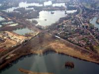 Aerial view of Sunnymeads on the L&SWR Windsor and Eton line.<br><br>[Ewan Crawford //]