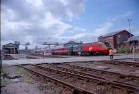 Exeter St Davids north end level crossing and keeper.<br><br>[Ewan Crawford //]