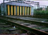 Hyndland depot before demolition.<br><br>[Ewan Crawford //]