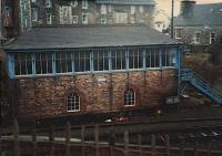 Oban signalbox, now demolished.<br><br>[Ewan Crawford 27/12/1987]