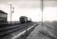 Guthrie Junction. N.B.R. 4.4.2T 67491 on Arbroath-Forfar Local.<br><br>[G H Robin collection by courtesy of the Mitchell Library, Glasgow 06/04/1953]