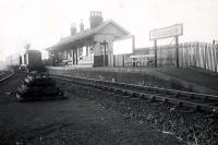 C.R. 0.4.4T 55198 entering Friokheim. Forfar-Arbroath train.<br><br>[G H Robin collection by courtesy of the Mitchell Library, Glasgow 06/04/1953]