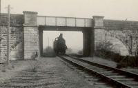 Passing under main line. C.R. 0.6.0 57268 on Paisley-Barrhead-District goods at Ferguslie. [RAILSCOT Note: view looks north].<br><br>[G H Robin collection by courtesy of the Mitchell Library, Glasgow //]
