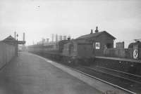 C.R. 0.4.4T 55210 entering Murrayfield on Leith train. 12-wheelers.<br><br>[G H Robin collection by courtesy of the Mitchell Library, Glasgow 25/09/1948]