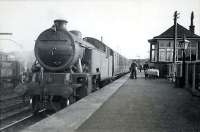 LNER L1 2.6.4T at East Kilbride. No 67760 on trials.<br><br>[G H Robin collection by courtesy of the Mitchell Library, Glasgow 29/01/1949]