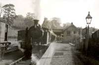 Polton station. NB 4.4.2T 67492 on branch train. May 1949.<br><br>[G H Robin collection by courtesy of the Mitchell Library, Glasgow 09/05/1949]