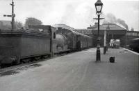 At Alloa. NB 0.6.0 65436 on Alva train.<br><br>[G H Robin collection by courtesy of the Mitchell Library, Glasgow 23/05/1949]