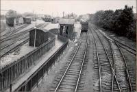 Hamilton NB station. V1 2.6.2T 67631 on Hyndland train.<br><br>[G H Robin collection by courtesy of the Mitchell Library, Glasgow 04/06/1949]