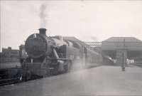 2.6.4T 42244 leaving Paisley Gilmour St on Gourock local. Driver Jock Neil.<br><br>[G H Robin collection by courtesy of the Mitchell Library, Glasgow 11/08/1949]