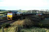 Heading south from the Jamestown Viaduct towards the Forth Bridge.<br><br>[Ewan Crawford //]