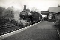 Rothbury. NE 0.4.4T 67295 about to leave for Morpeth.<br><br>[G H Robin collection by courtesy of the Mitchell Library, Glasgow 06/04/1950]