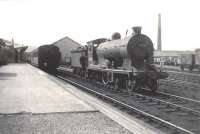 NB 4.4.0 62490 <I>Glen Fintaig</I> running round at Selkirk in April 1950.<br><br>[G H Robin collection by courtesy of the Mitchell Library, Glasgow 07/04/1950]