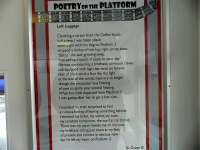 The poem <I>Left Luggage</I> by Al Green, currently on display  at Largs station [see news item].<br><br>[John Yellowlees 27/07/2012]