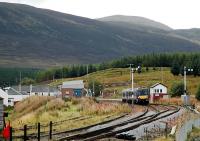 Northbound through Dalwhinnie.<br><br>[Ewan Crawford //]