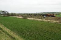 On the approach to Redford Junction from the east. Heading for Westfield. View from the embankment of the old lines serving the closed Thornton Colliery.<br><br>[Ewan Crawford //]